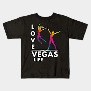 love vegas life Kids T-Shirt